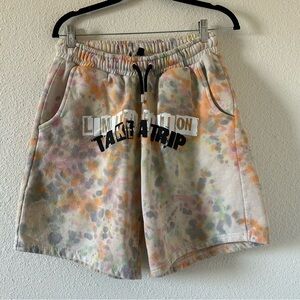 Boohooman Men’s Sweat Shorts Sz Small Speckled Multicolor Lounge unisex